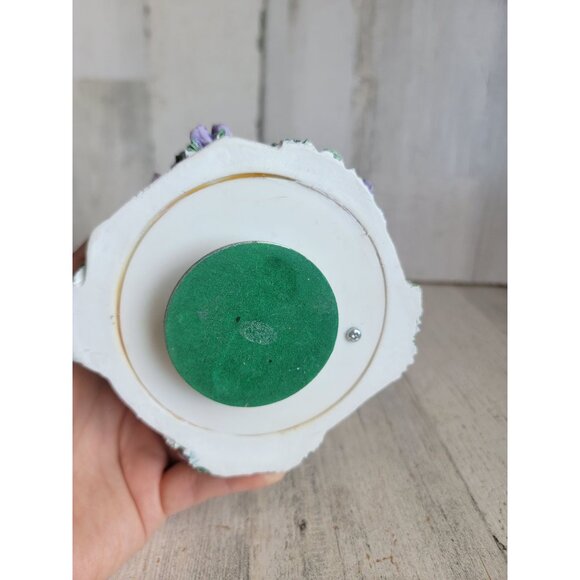 Vintage Maple Easter Bunny wind up music box unique spring rabbit - Picture 10 of 10